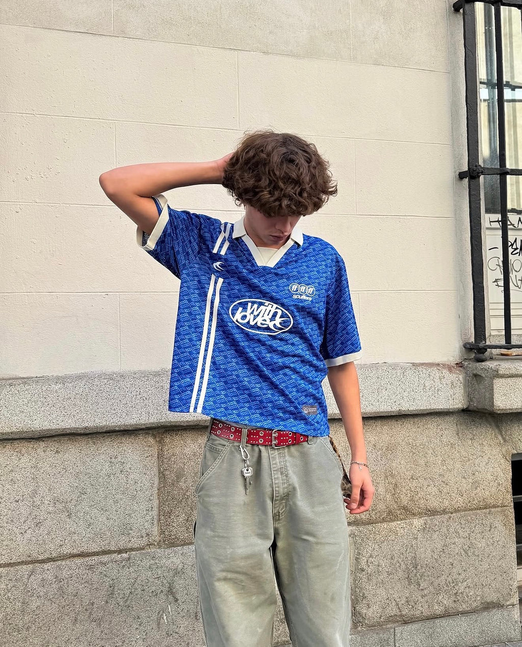 Polo Scuffers monogram Blue