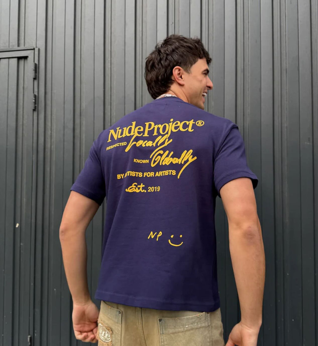 Remera Nude Project Global Soon Navy