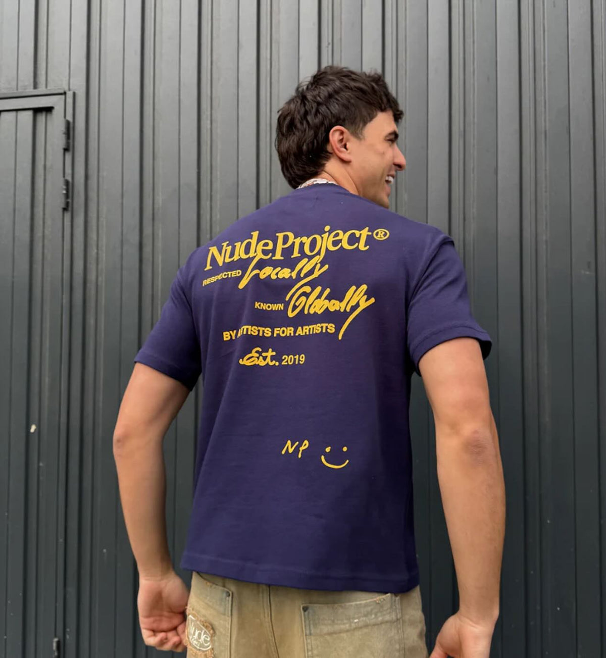 Remera Nude Project Global Soon Navy