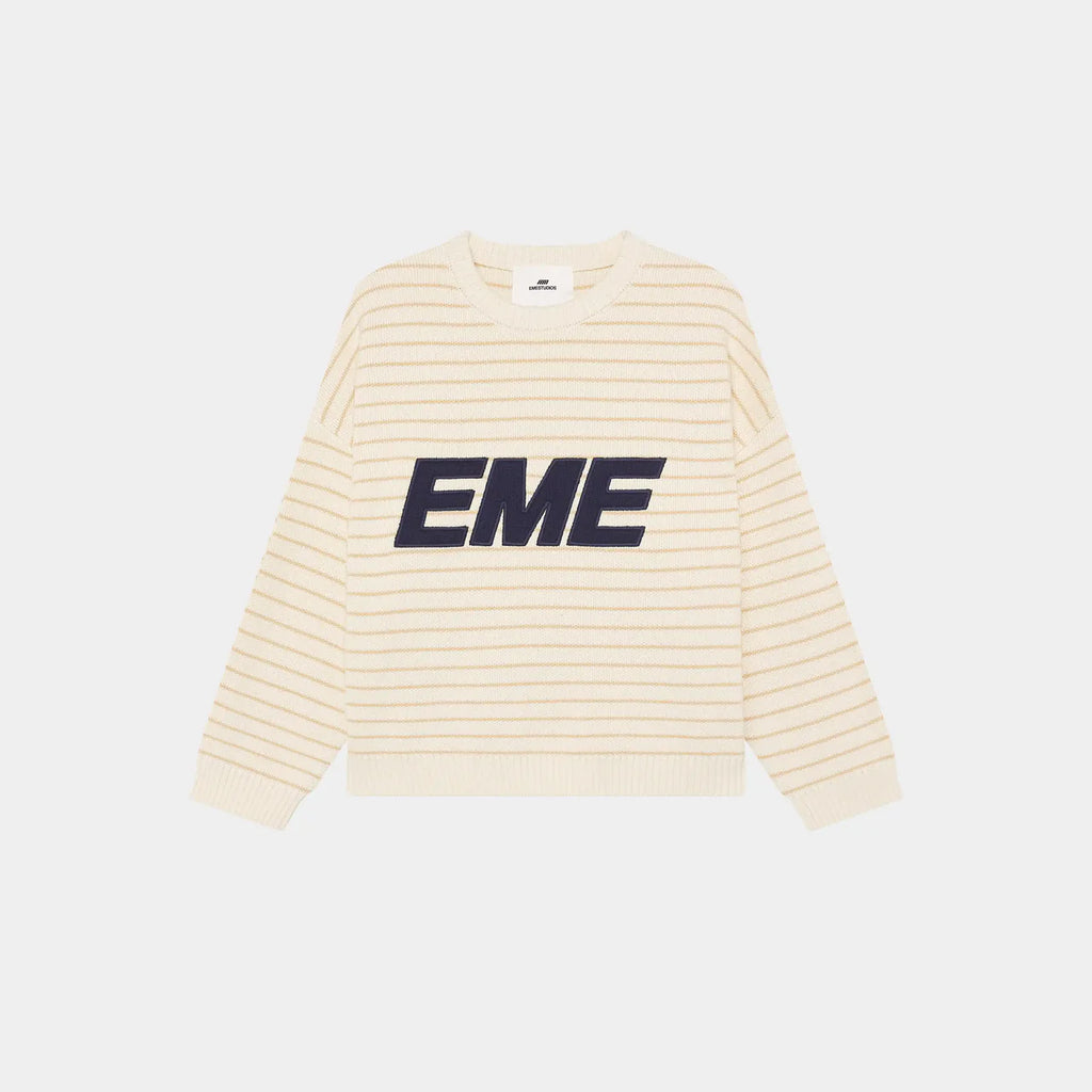 Pinstripe Sugar Knit Sweater