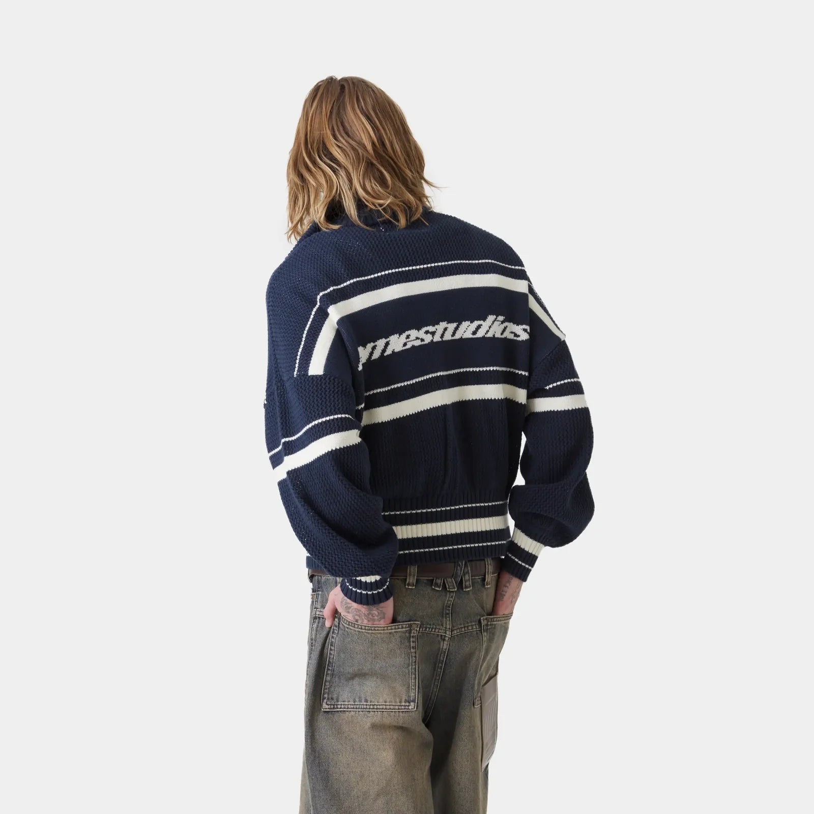 Zip tejido Eme Studios Unit Navy