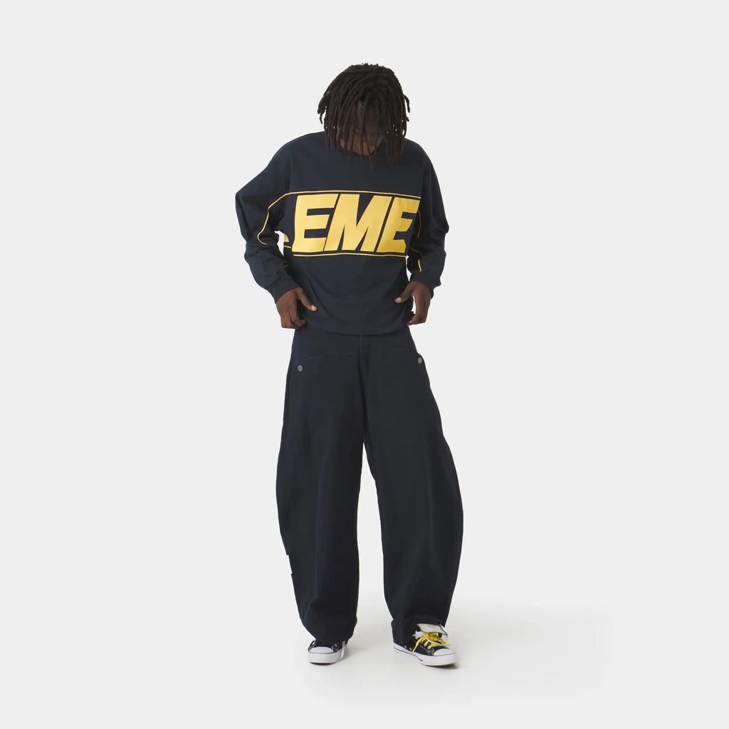 Manga Larga Eme Studios Crossline Navy