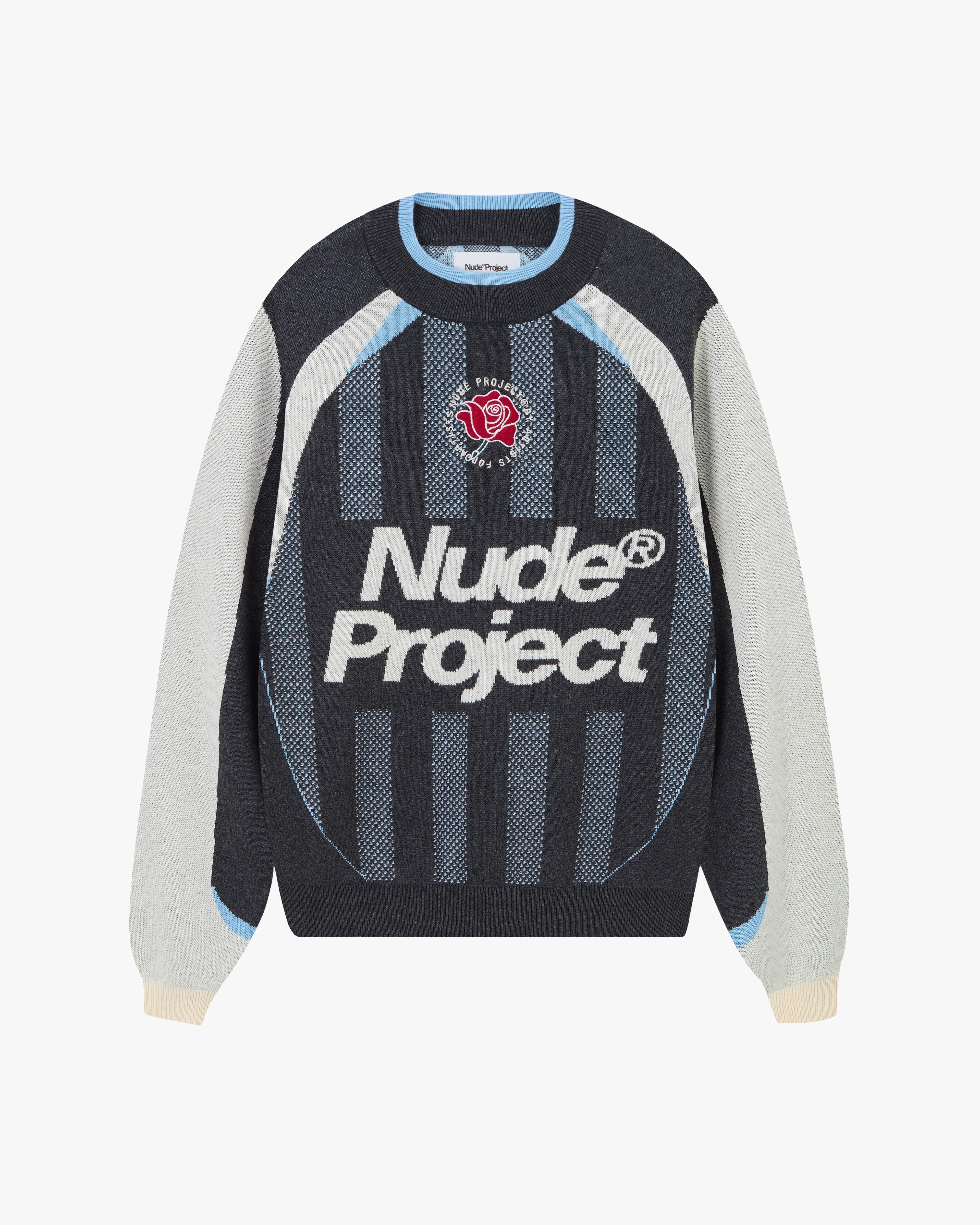 Suéter Nude Project Grass Football Grey