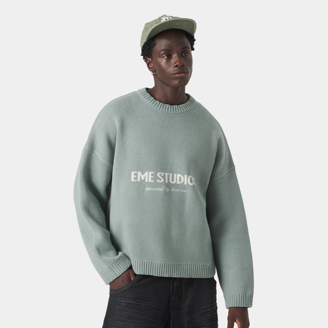 Suéter Eme Studios Master Aqua Green