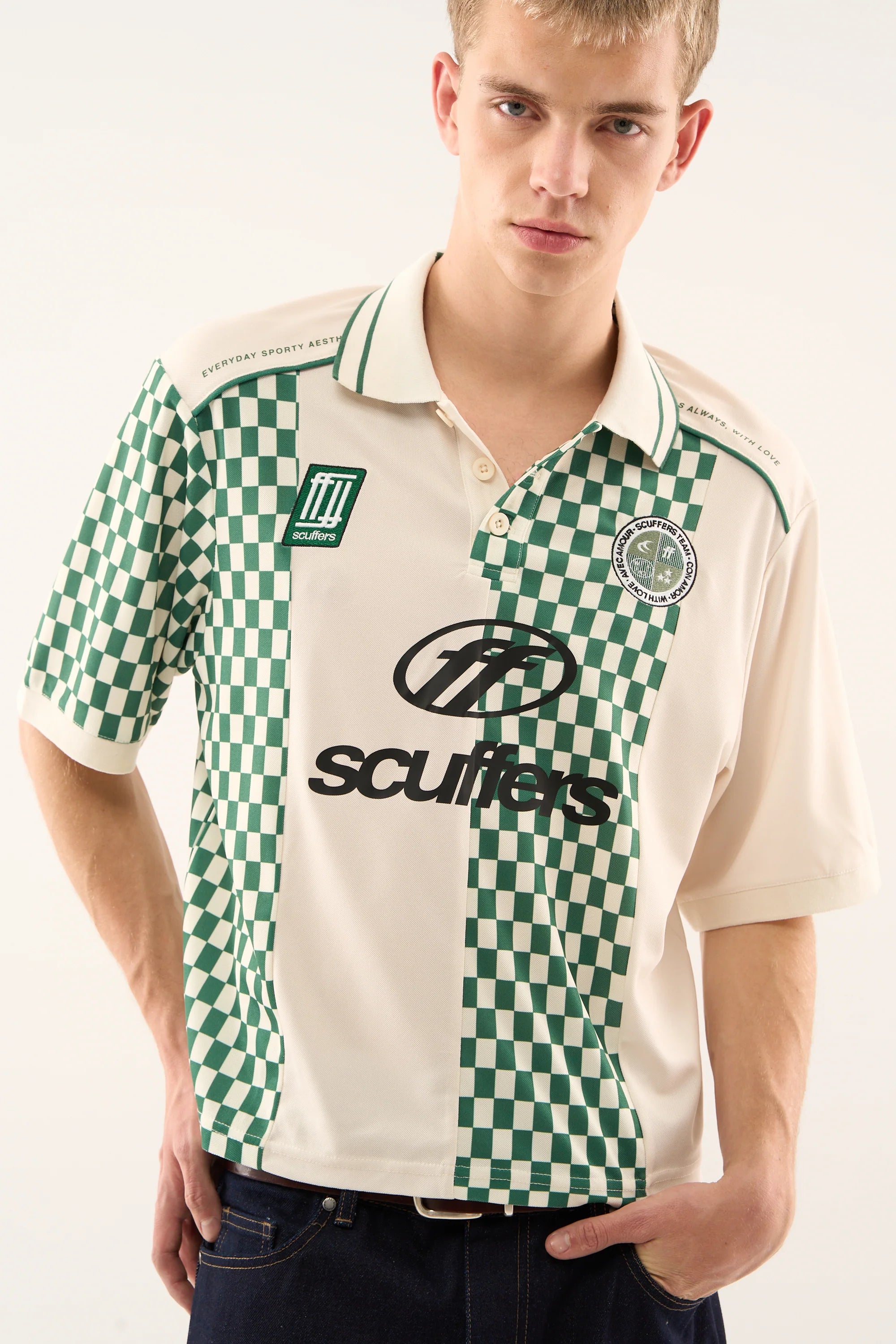 Lauda Green & Ecru — Scuffers Official T-Shirt