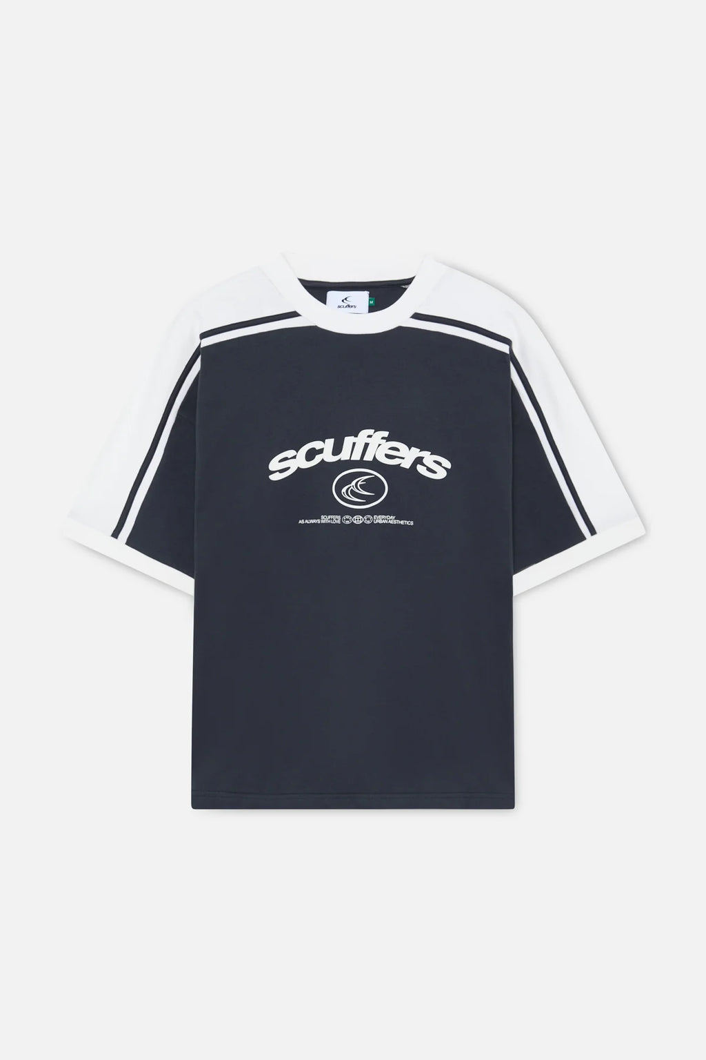 Effortless Dark — Panel T-Shirt (Scuffers)