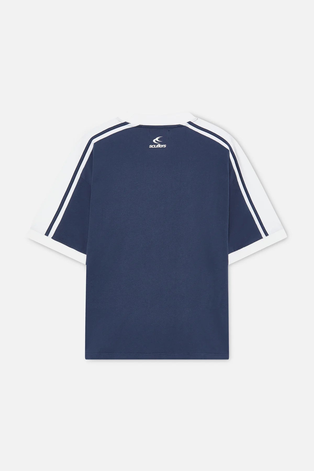 Effortless Navy — Panel T-Shirt (Scuffers)