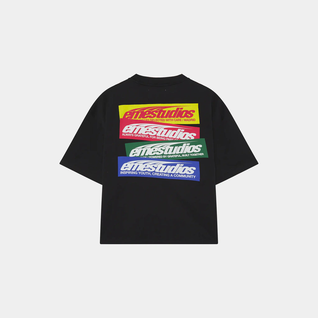 Stick Black — Oversized Tee (EME Studios)