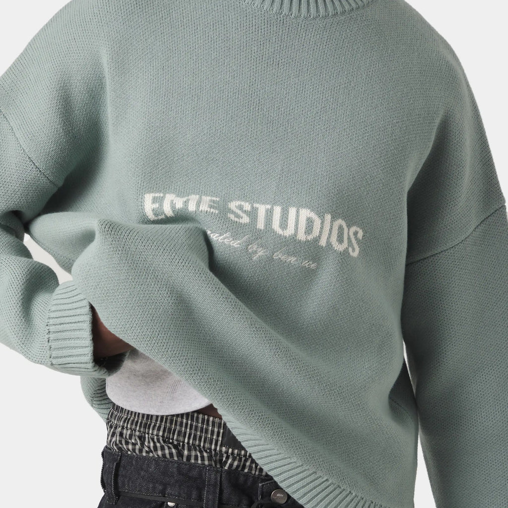 Suéter Eme Studios Master Aqua Green