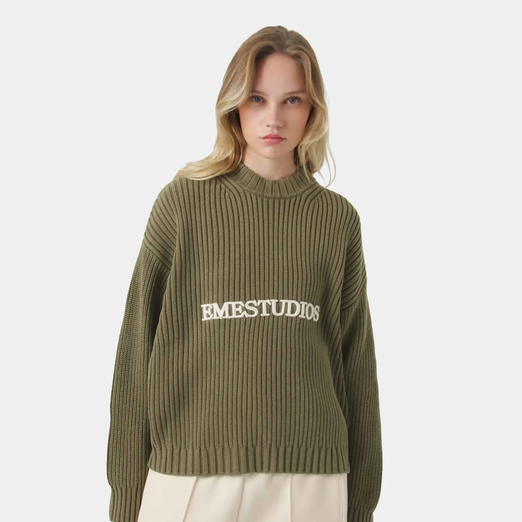 Suéter EmeStudios Yoss Olive knit