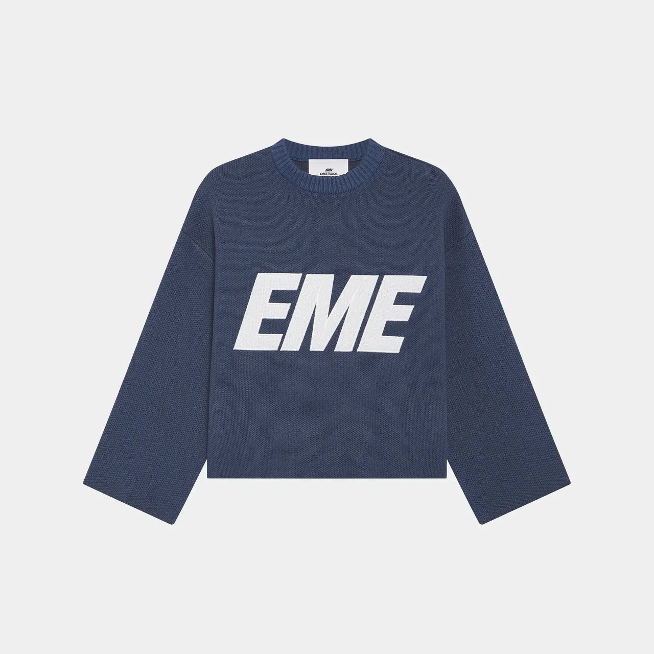 Flux Navy Knit Sweater