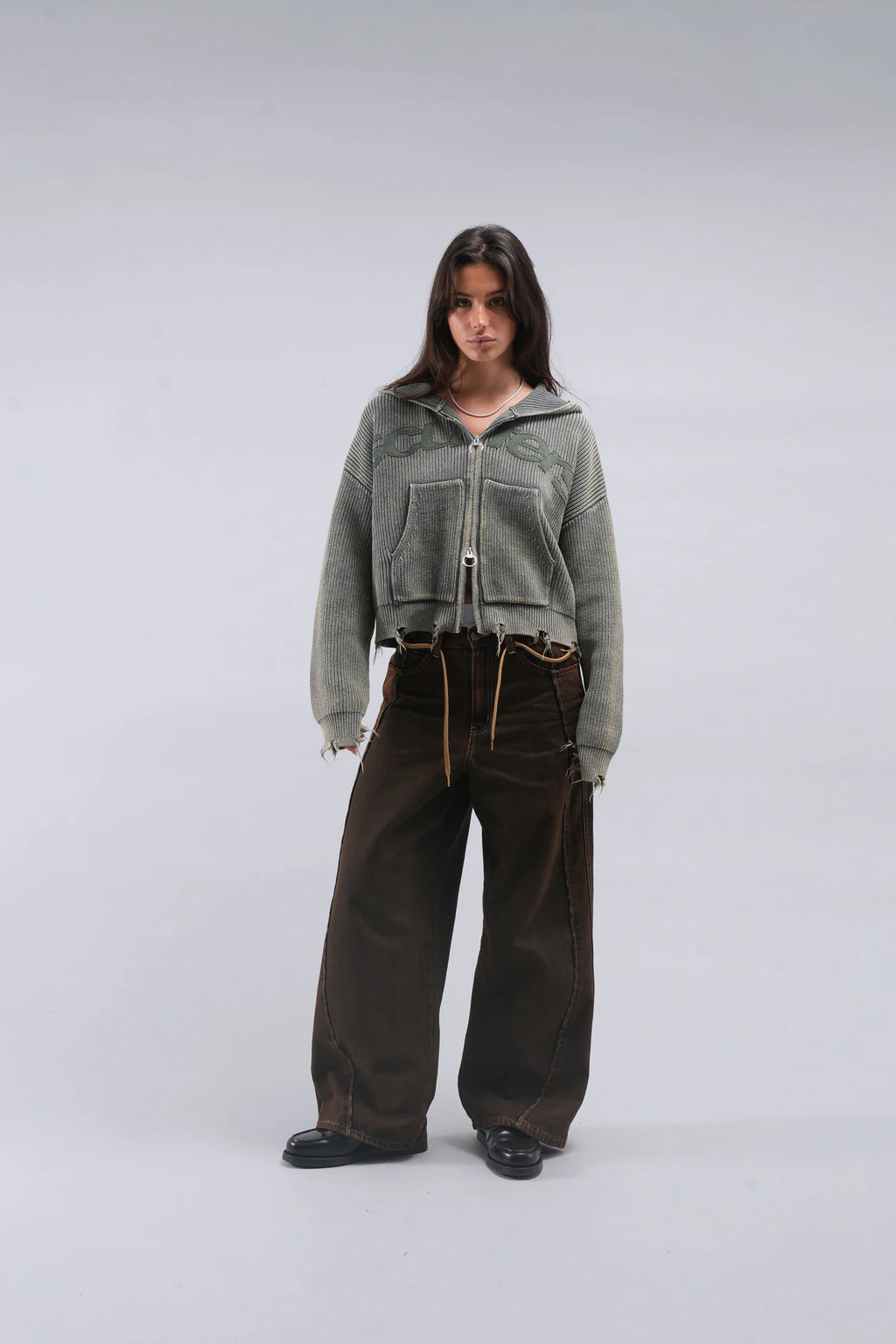 Campera Scuffers Buzz Dusty Green Knit