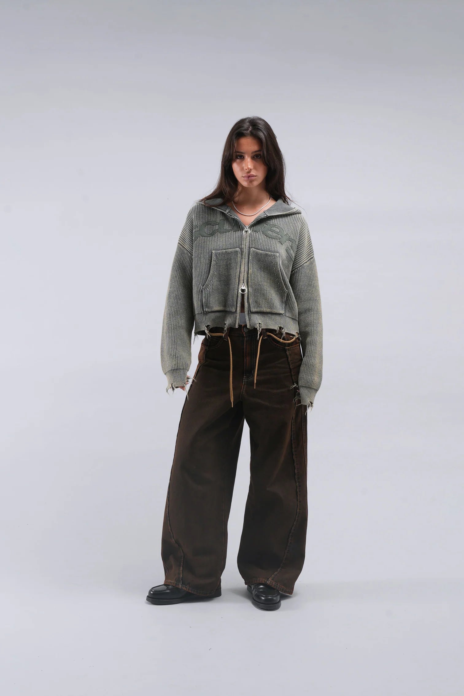 Campera Scuffers Buzz Dusty Green Knit