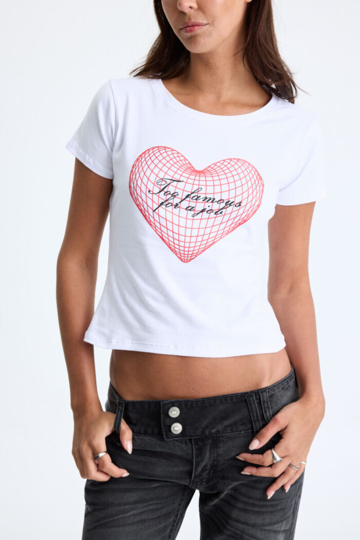 Blame Our Parents Top Blanco