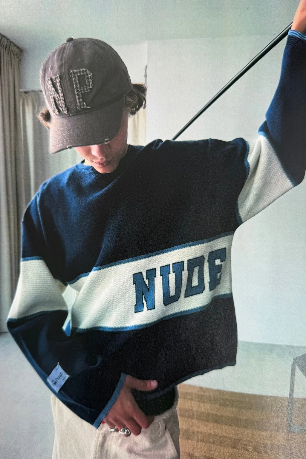 Suéter Nude Project Big-Striped Navy