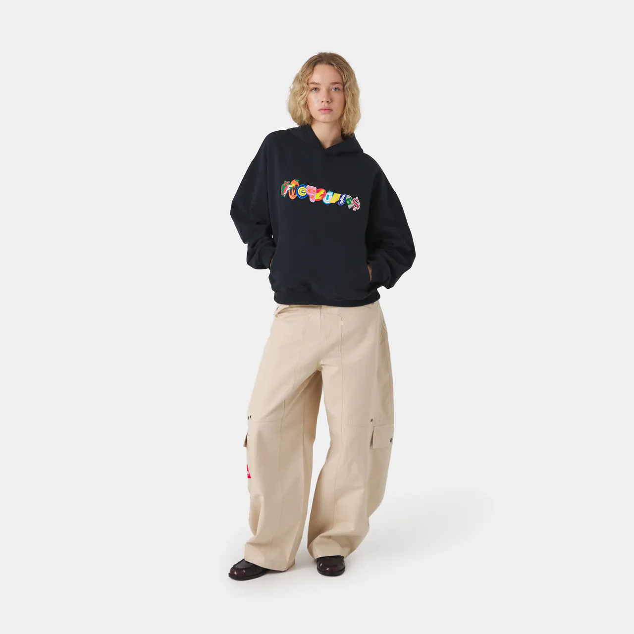 Hoodie Oversized Eme Studios “Stickers”
