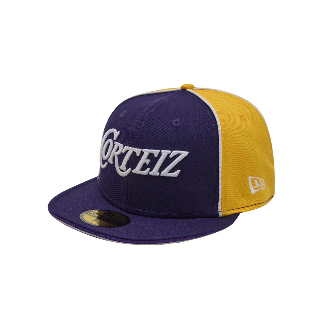Gorra Corteiz x New Era 59 Fifty Purple/Gold