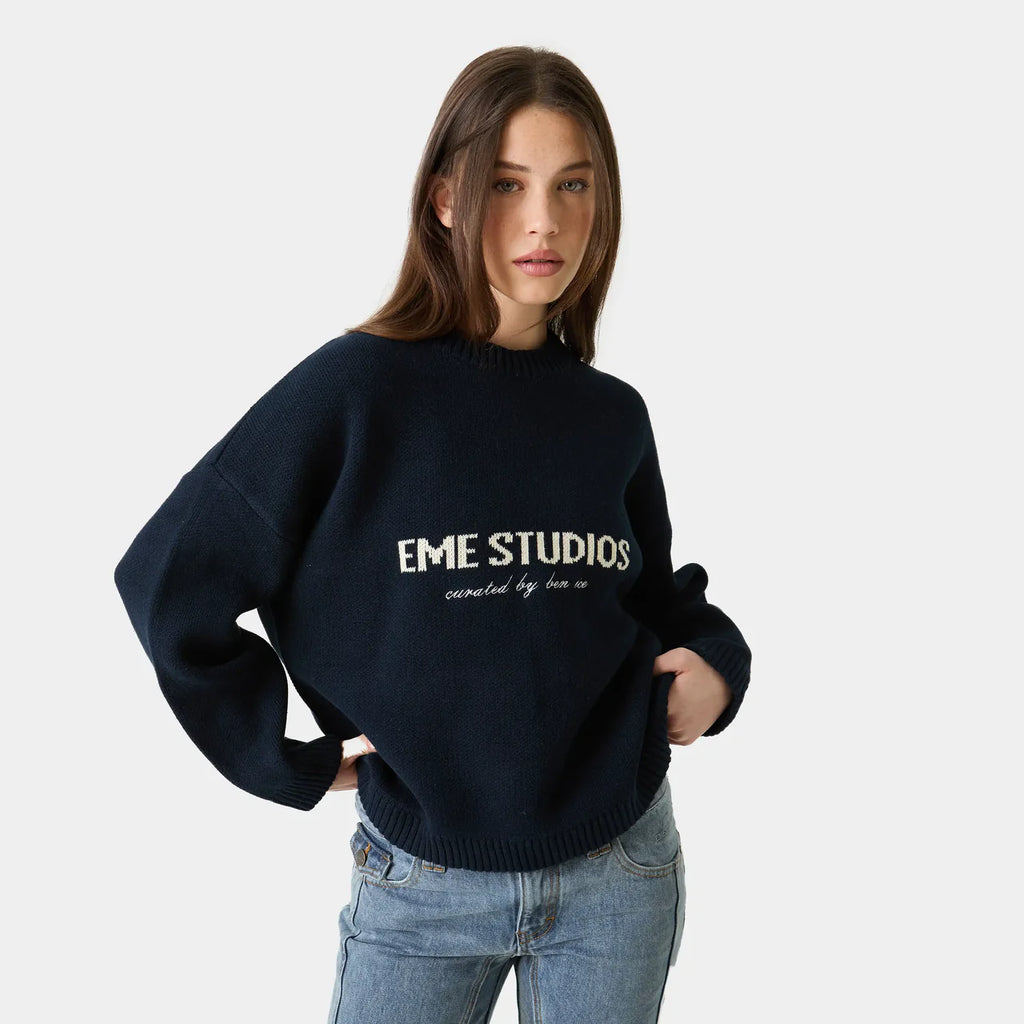 Suéter Eme Studios Master Navy