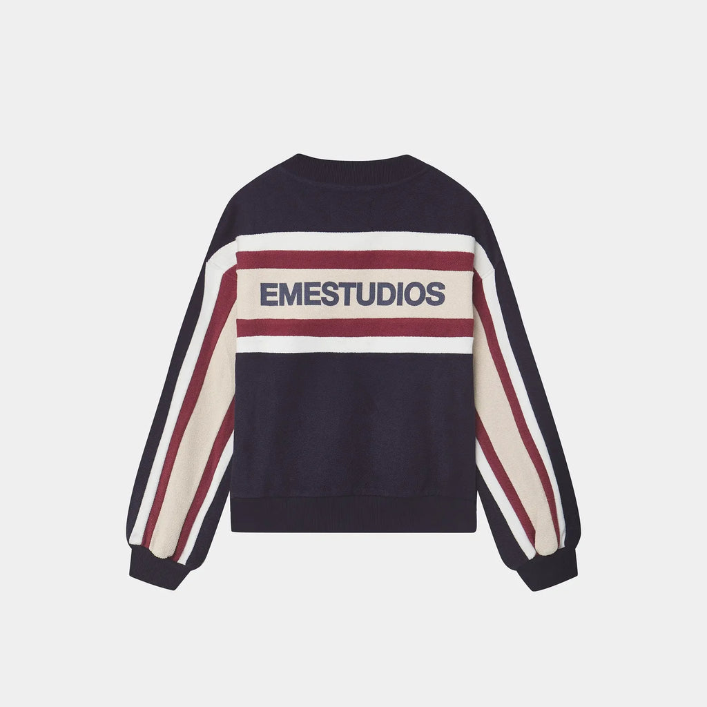 Buzo medio cierre Eme Studios Vanguard Navy