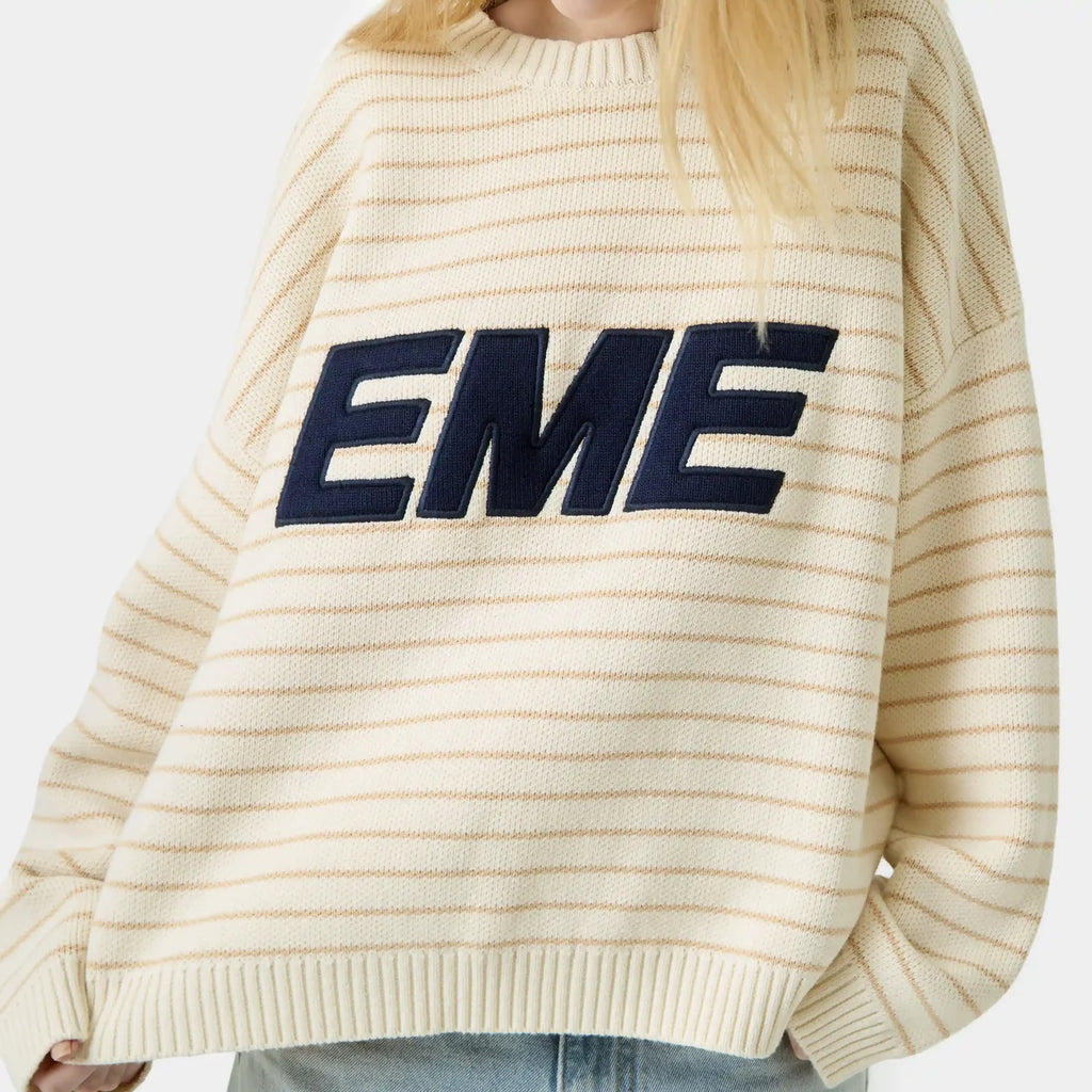 Pinstripe Sugar Knit Sweater