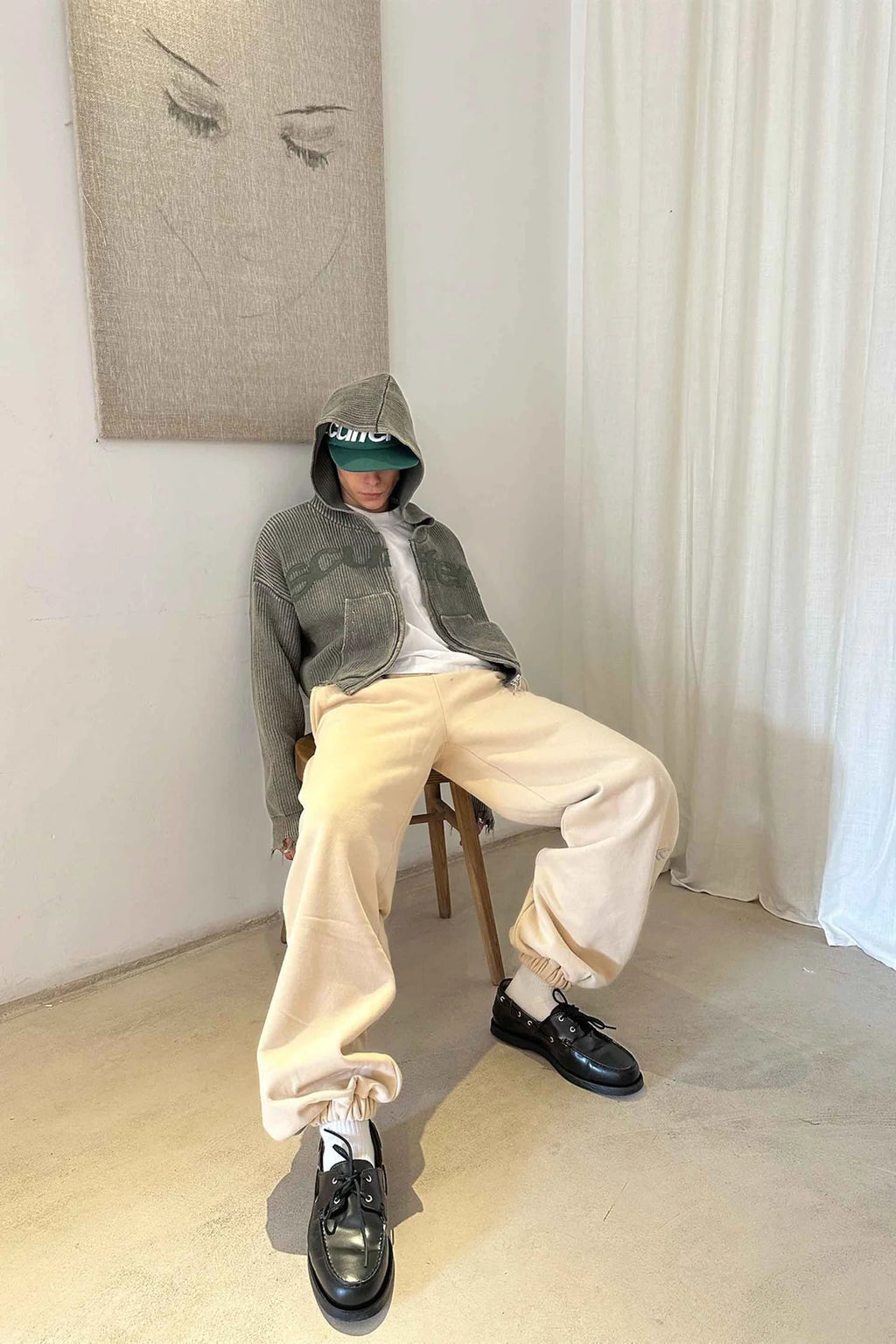 Campera Scuffers Buzz Dusty Green Knit