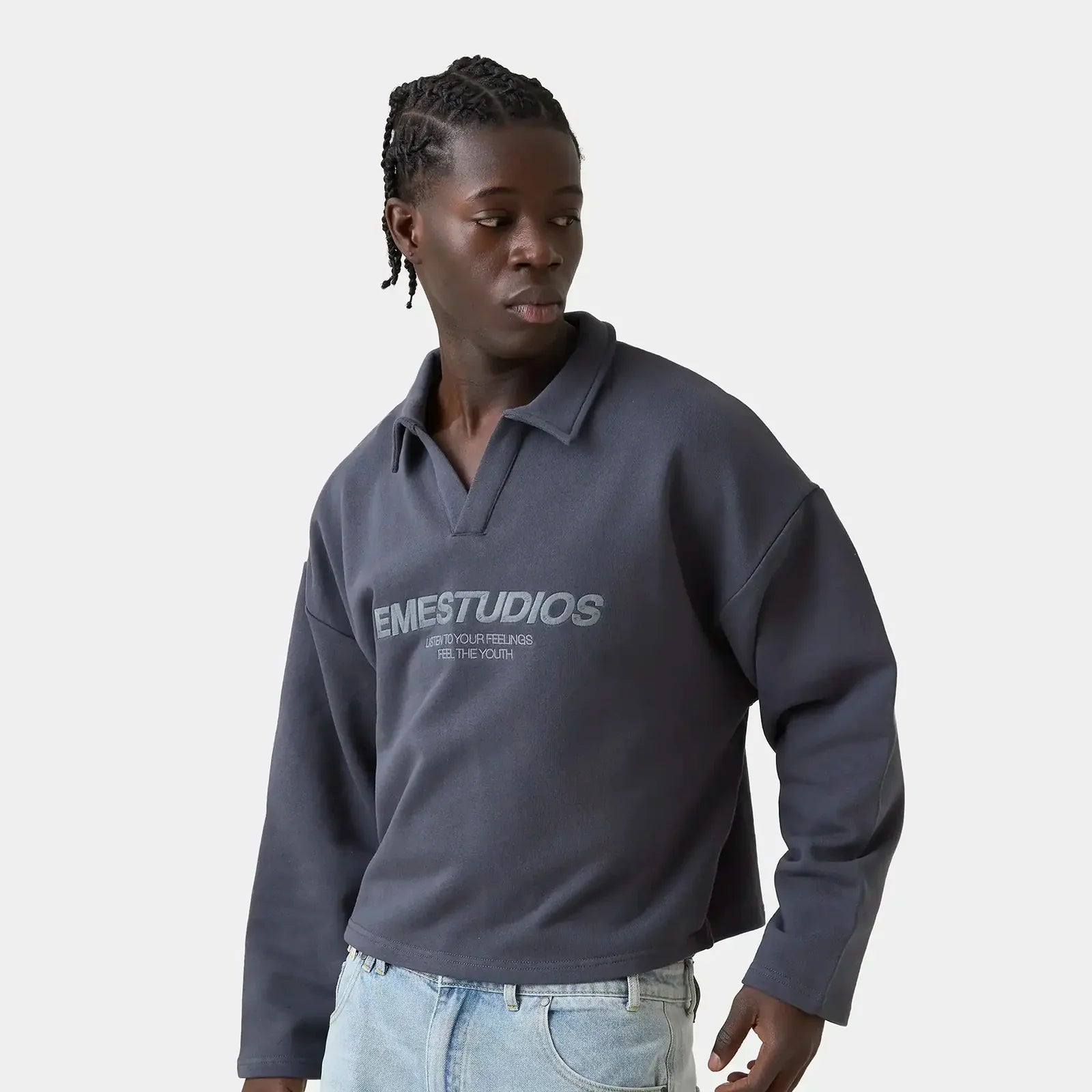 Polo Crewneck EmeStudios Playtime Ombre Blue