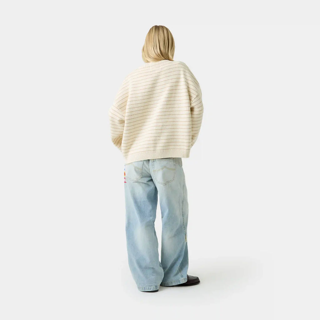 Pinstripe Sugar Knit Sweater