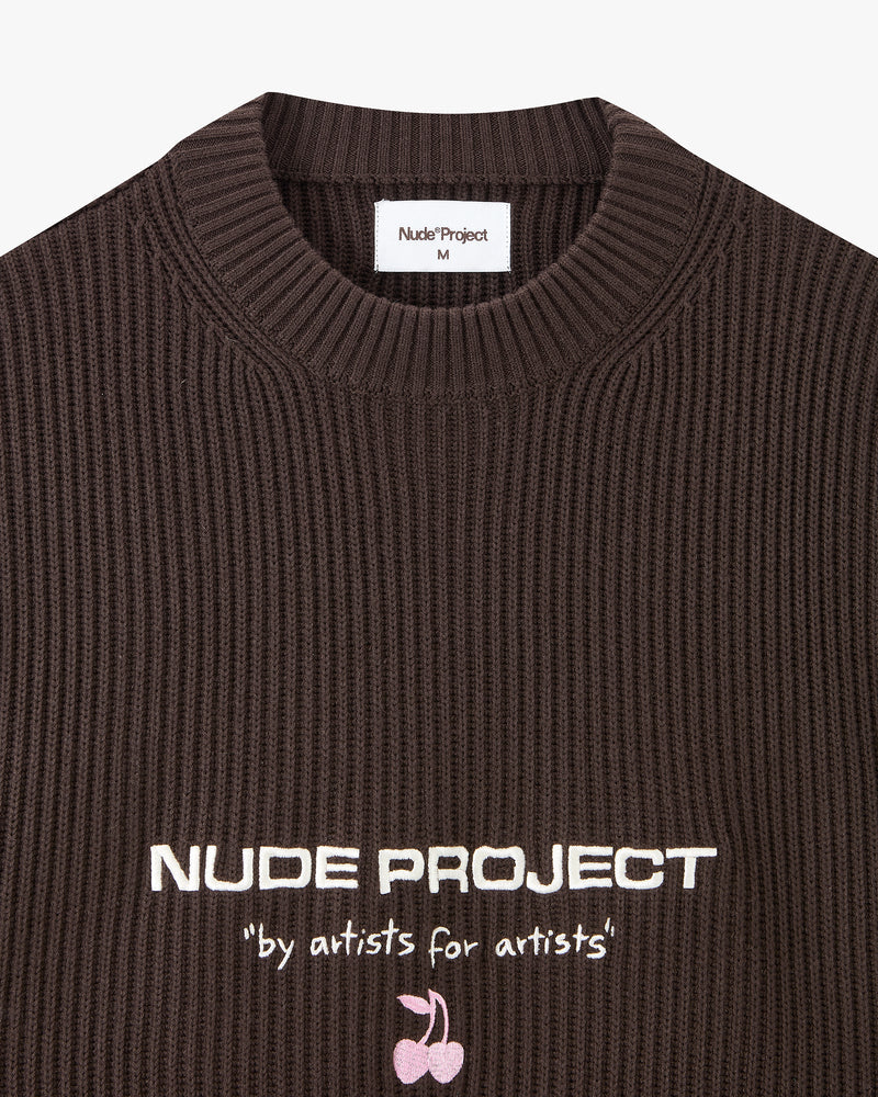 Suéter de punto Nude Project Wavy Brown