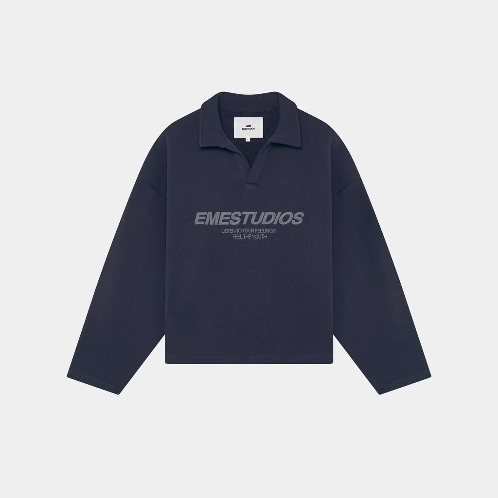 Polo Crewneck EmeStudios Playtime Ombre Blue