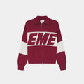 Zip Knit Eme Studios Burgundy