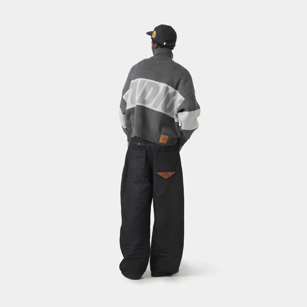 Zip Knit Eme Studios Grandpa Grey