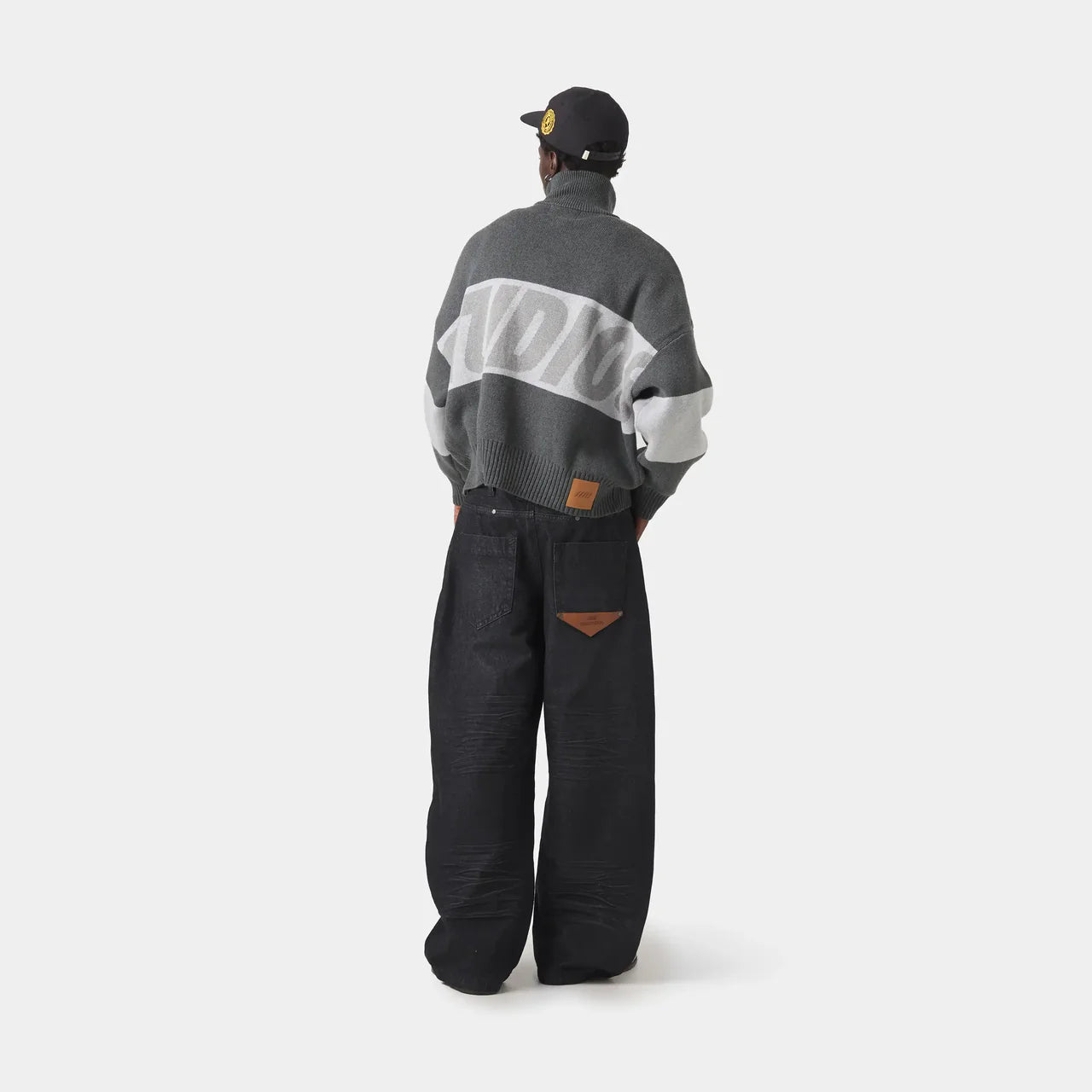 Zip Knit Eme Studios Grandpa Grey