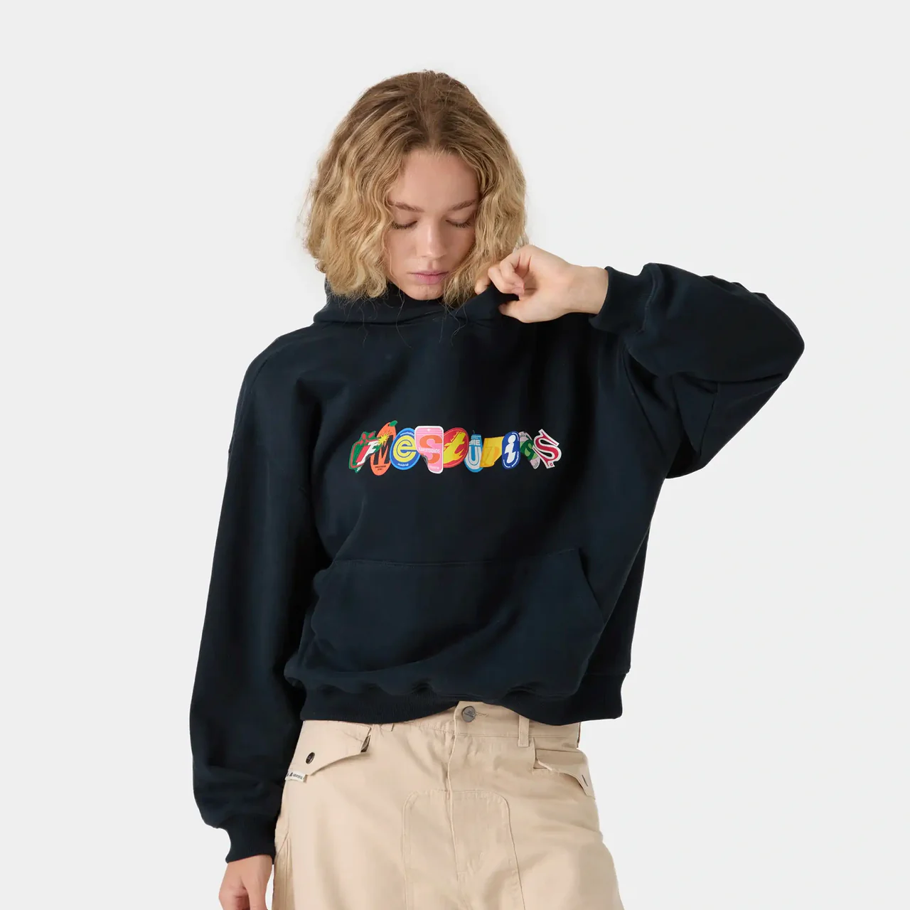 Hoodie Oversized Eme Studios “Stickers”
