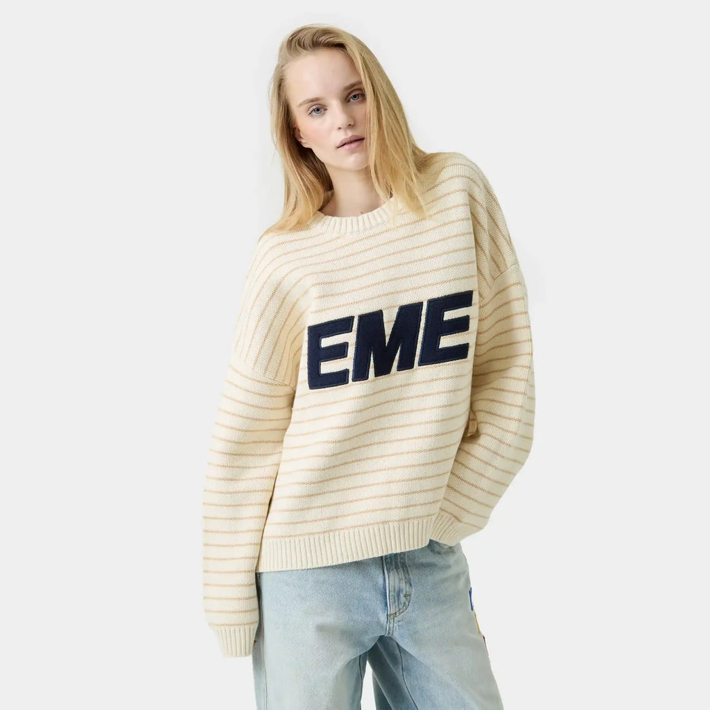 Pinstripe Sugar Knit Sweater