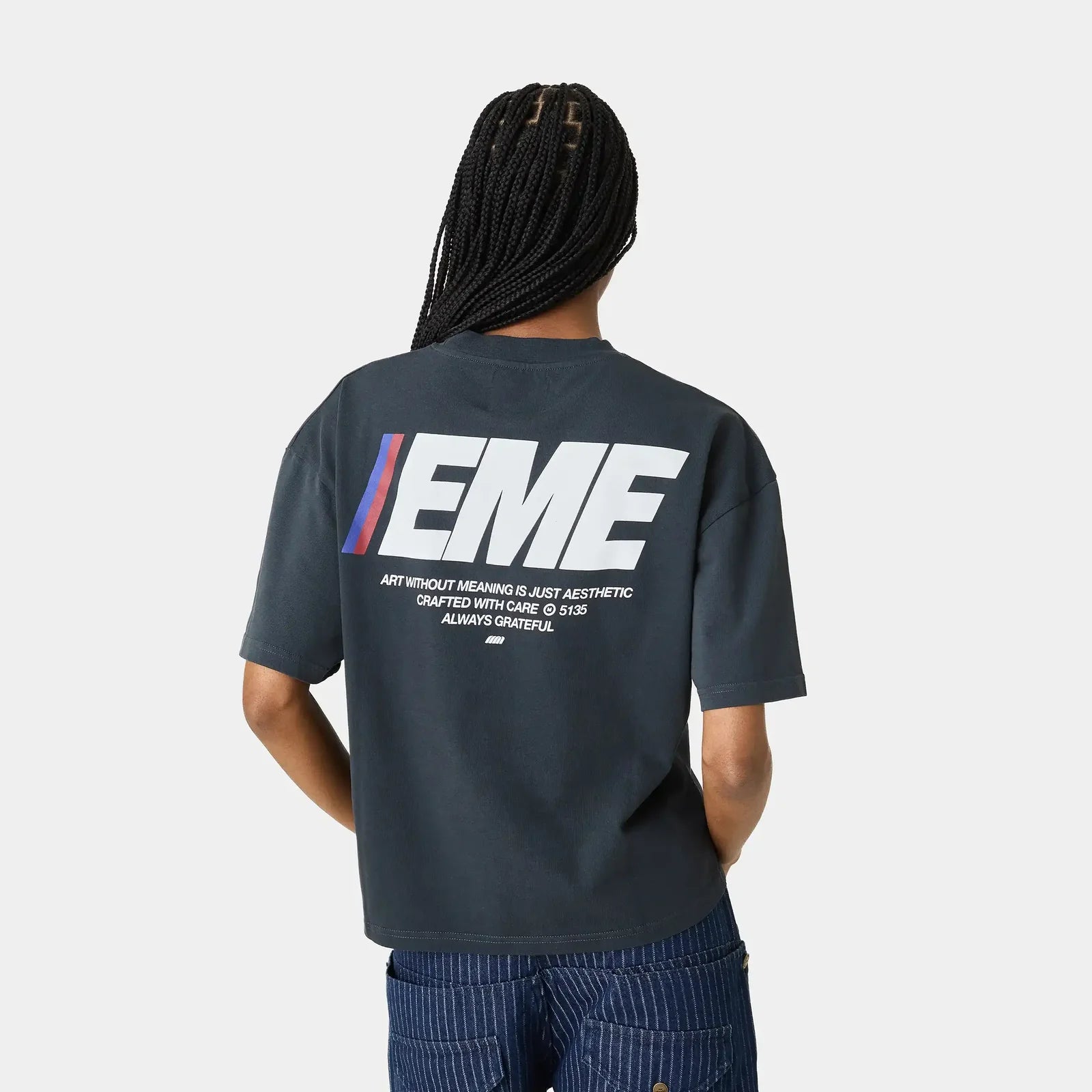 Remera oversized Eme Studios Spark Shadow