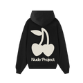 Hoodie Nude Project Black “Cherry Logo”