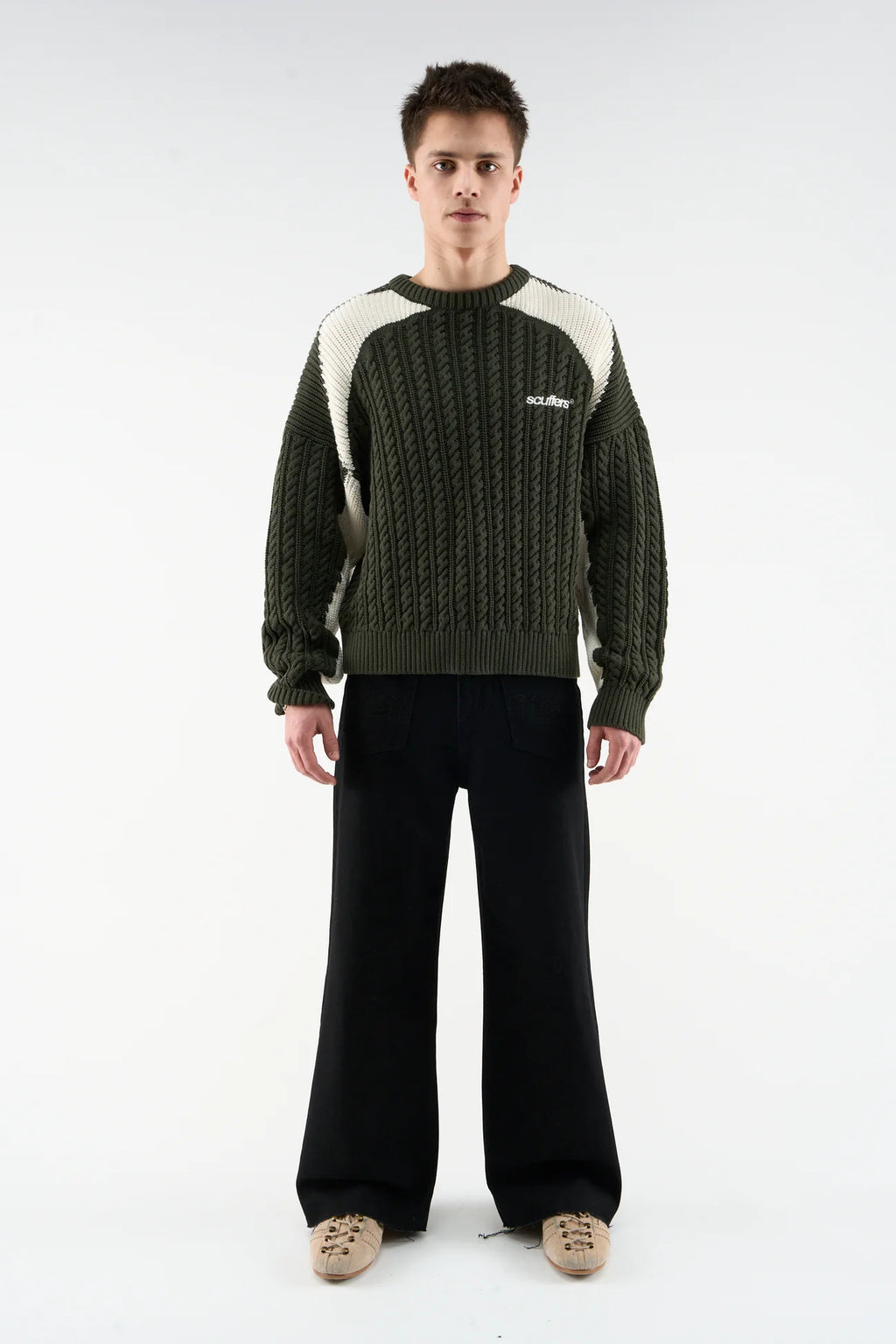 Suéter Verde Scuffers “Essex Green Knit”
