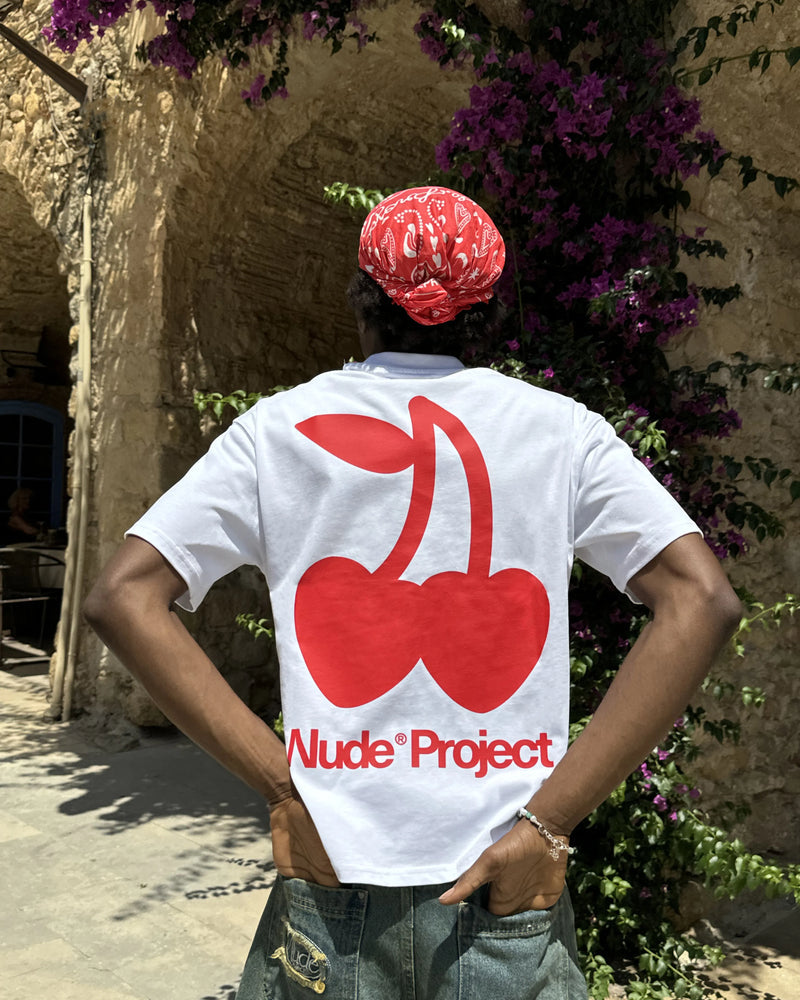 Nude Project Cherry Logo blanca
