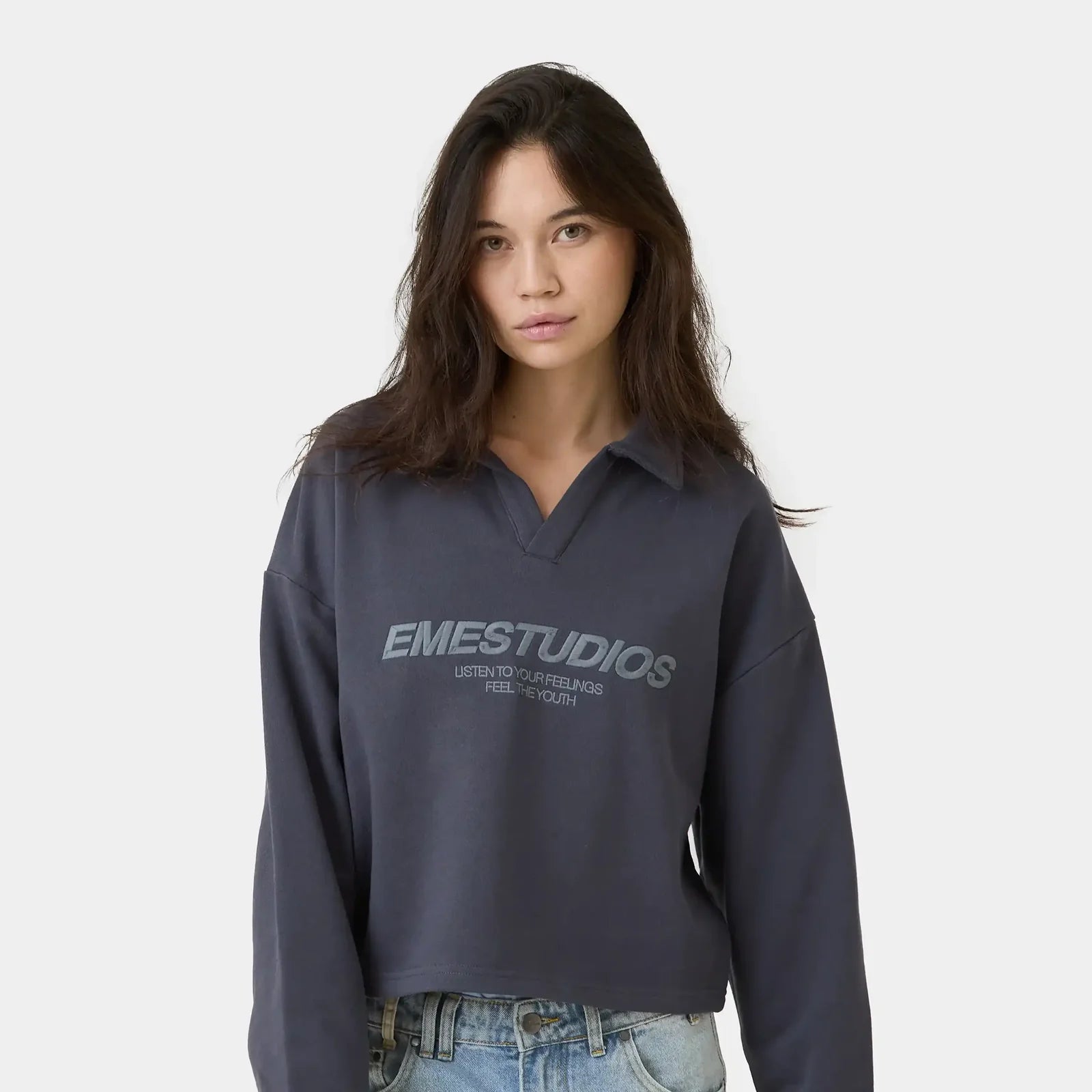 Polo Crewneck EmeStudios Playtime Ombre Blue