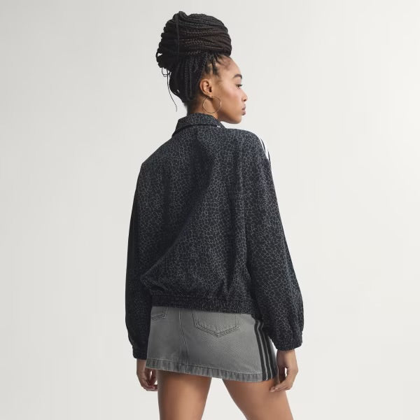 Campera Adidas Originals Oversized Firebird Animal Print