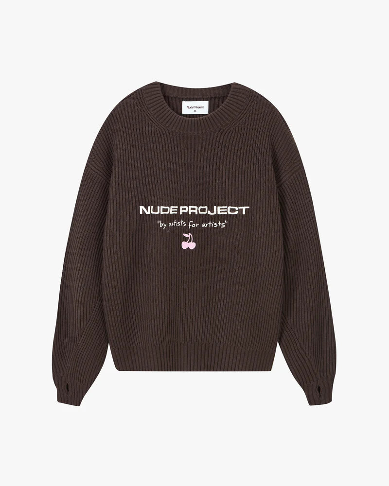 Suéter de punto Nude Project Wavy Brown