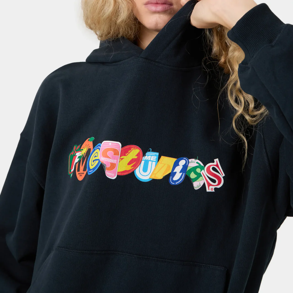Hoodie Oversized Eme Studios “Stickers”