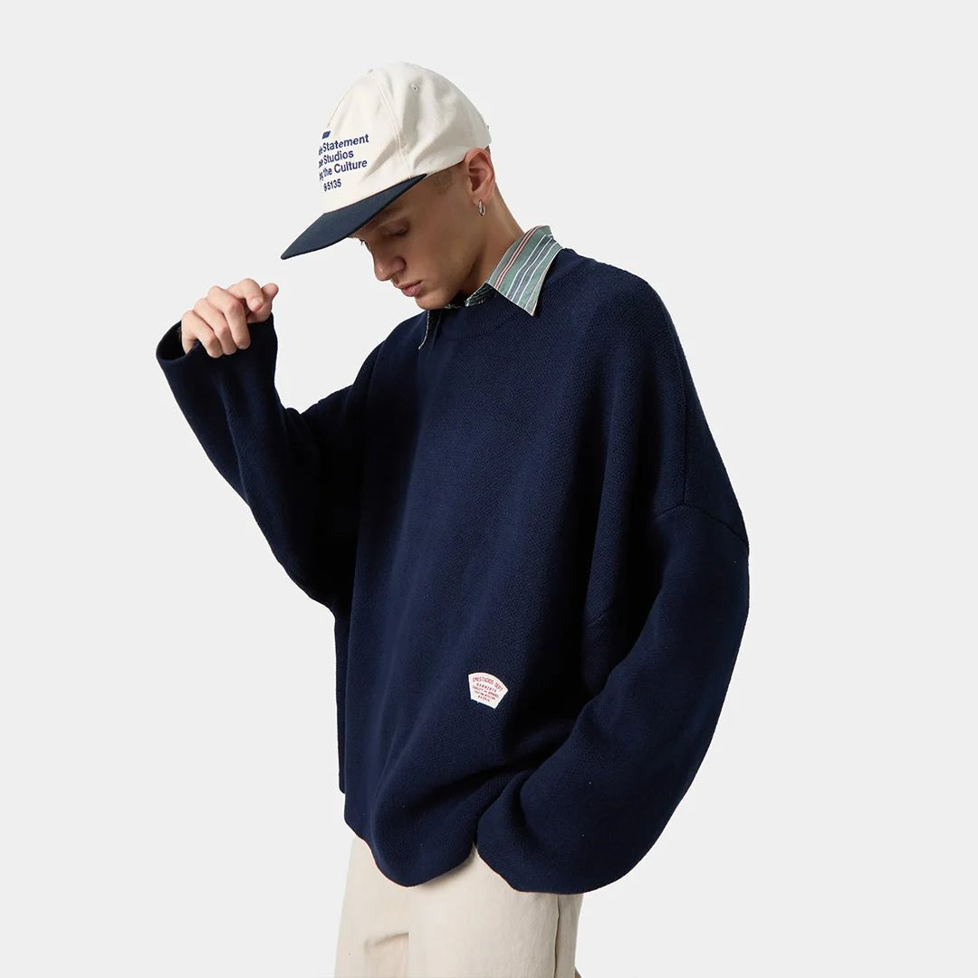 Suéter Knit Departament Navy EmeStudios