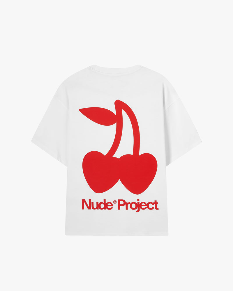 Nude Project Cherry Logo blanca