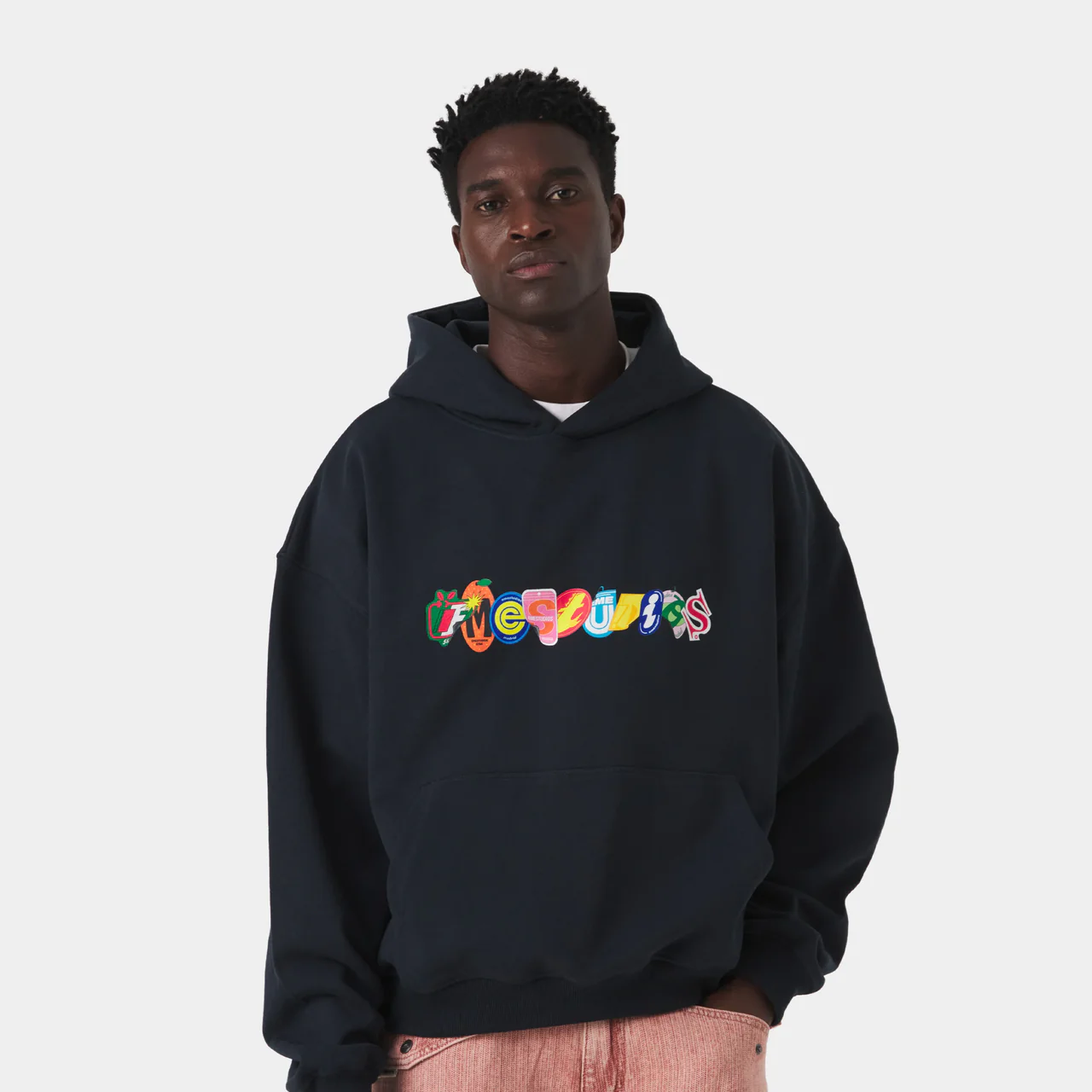 Hoodie Oversized Eme Studios “Stickers”