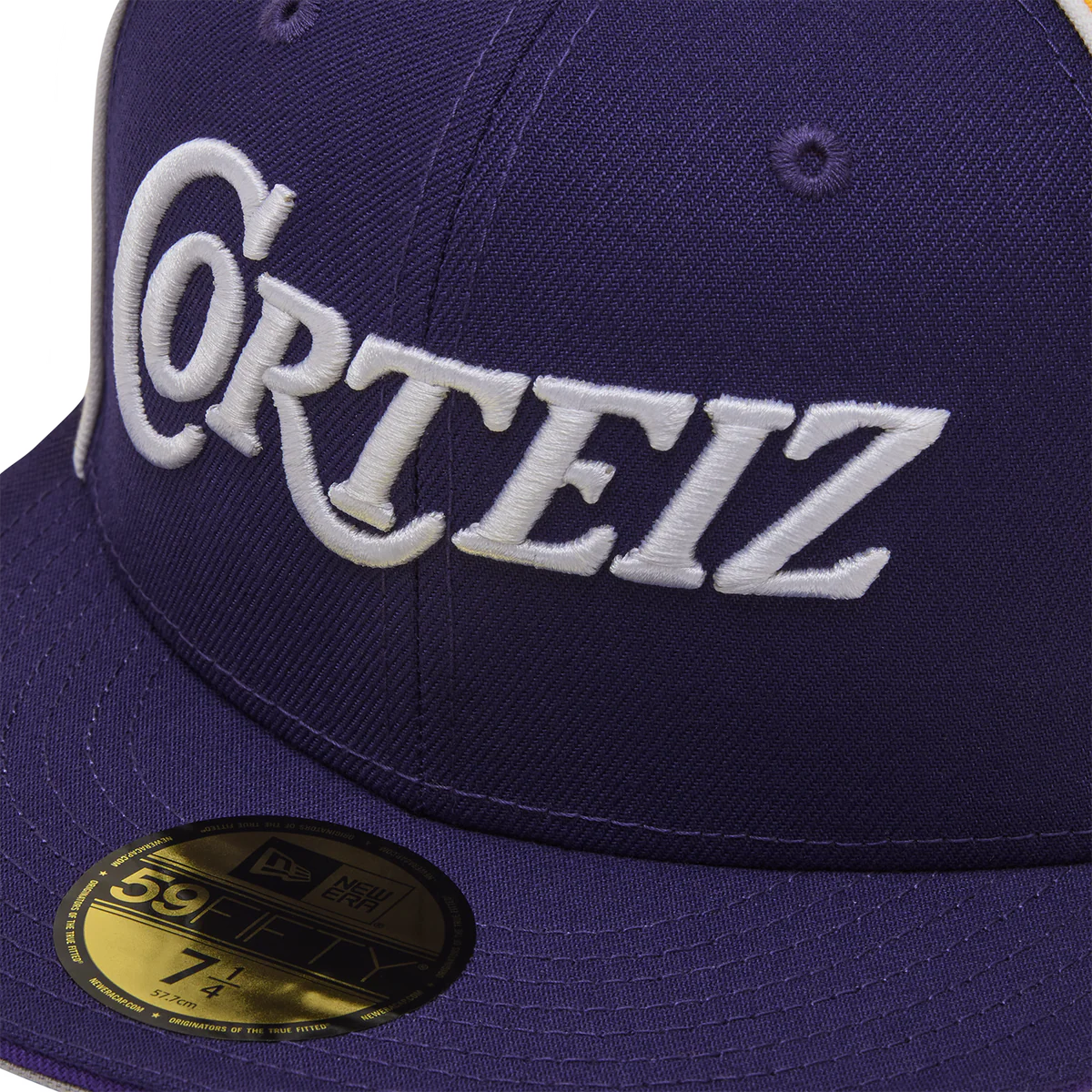 Gorra Corteiz x New Era 59 Fifty Purple/Gold