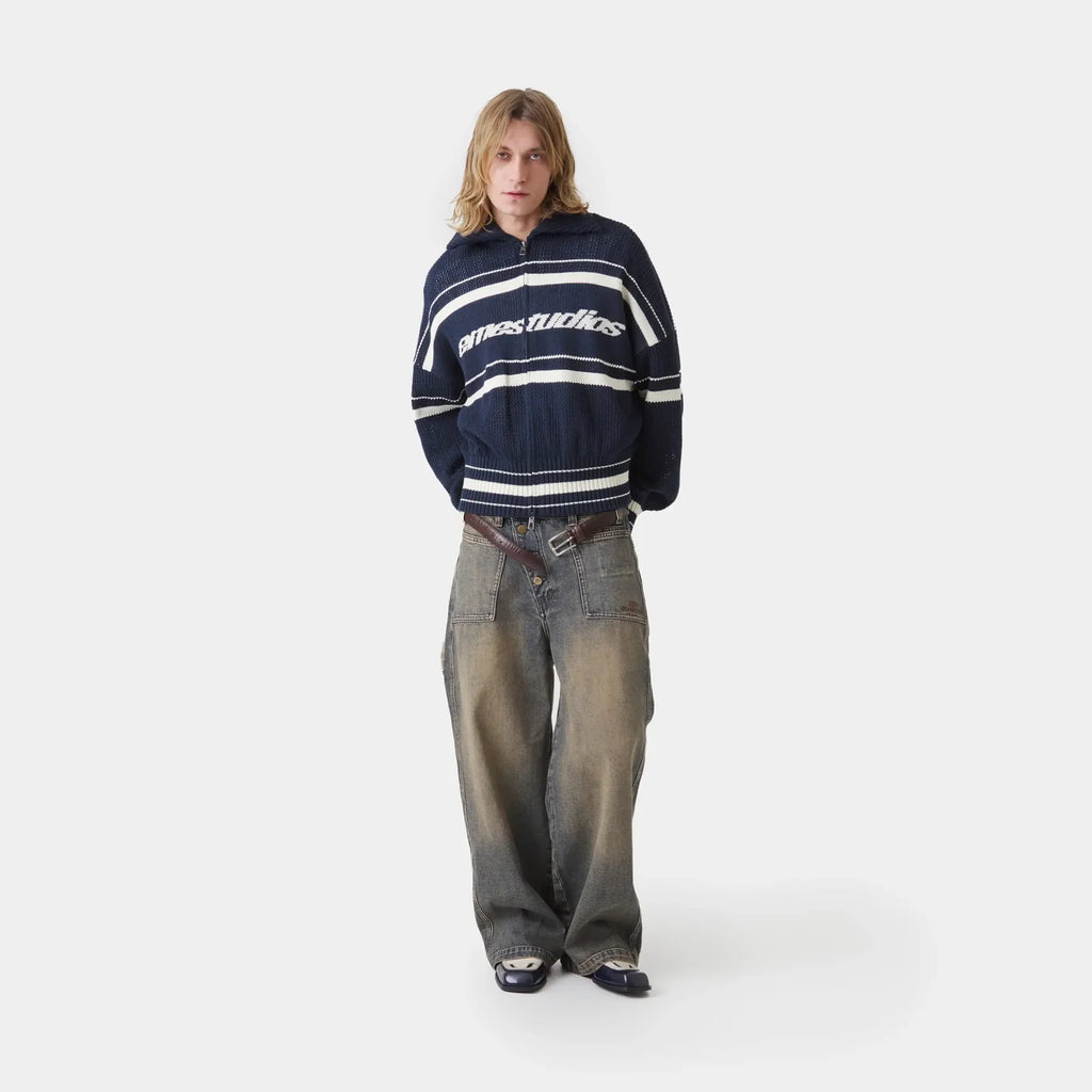 Zip tejido Eme Studios Unit Navy