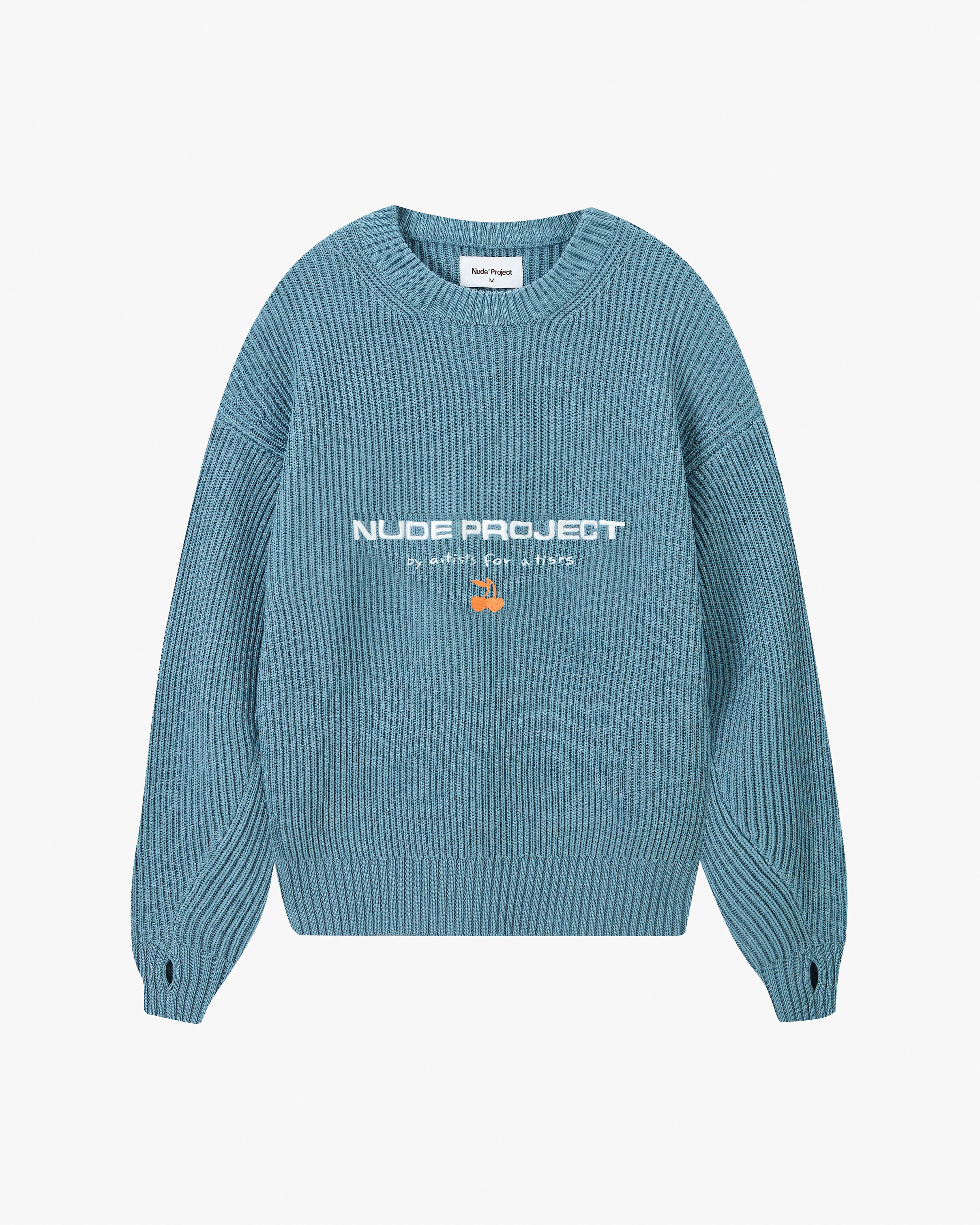 Suéter de punto Nude Project Wavy Blue