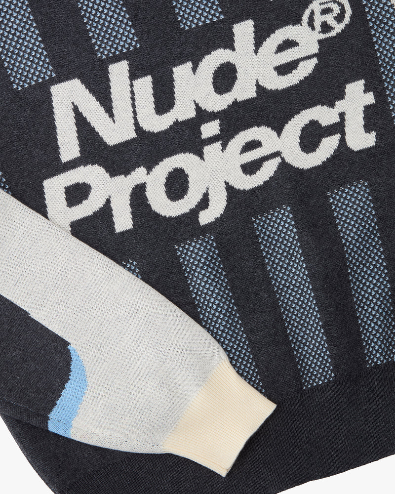 Suéter Nude Project Grass Football Grey