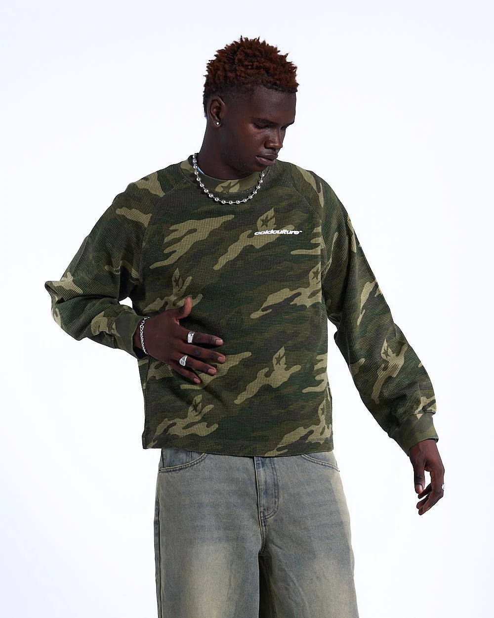 Manga larga térmica Cold Culture “Green Camo”
